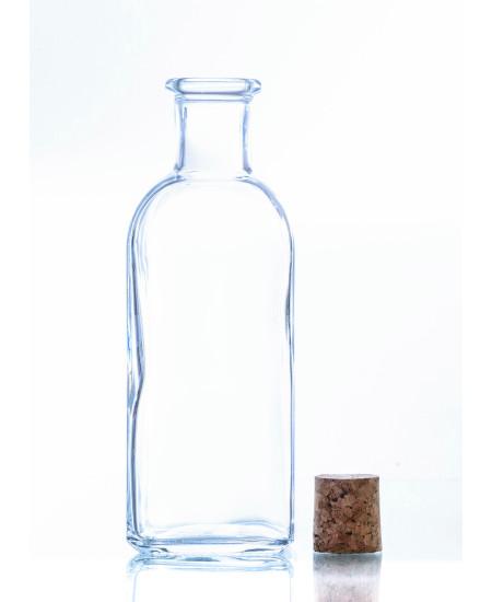 Botella de vidrio Frasca 500ml tapón corcho 6/12 uds - Esencia Andalusí