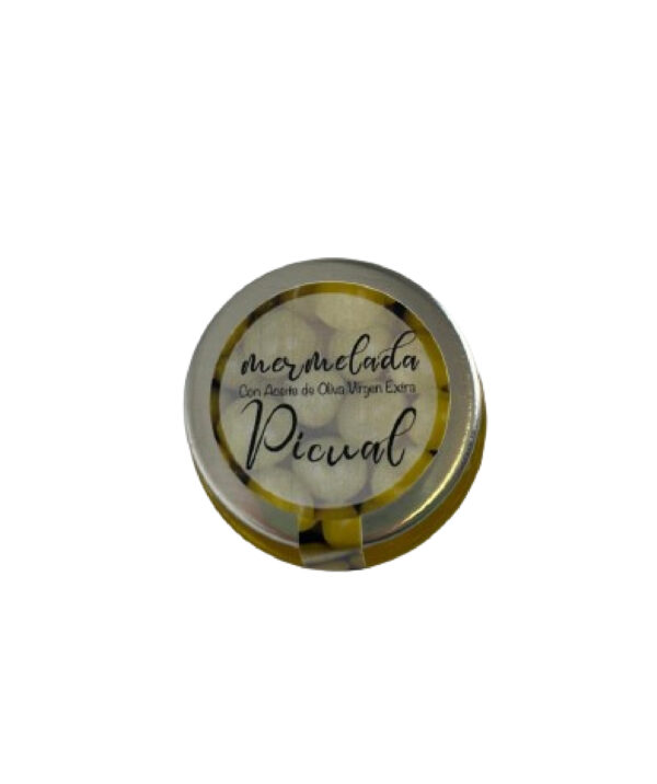 Mermelada de Aceite de Oliva Virgen Extra 50 gr Premium Picual Experimenta la elegancia y el sabor sofisticado con nuestra mermelada de Aceite de Oliva Virgen Extra Picual, en una presentación premium de 50 gramos. Elaborada con los aceites más selectos de la variedad Picual, esta mermelada redefine los estándares gourmet con su equilibrio perfecto entre la suavidad del aceite de oliva y una dulzura sutil. Características destacadas: Origen y Calidad: Proveniente de olivares seleccionados, el aceite de oliva virgen extra Picual se caracteriza por su sabor robusto y frutado, que se fusiona armoniosamente en esta mermelada. Proceso Artesanal: Preparada meticulosamente en pequeños lotes, esta mermelada conserva la frescura y autenticidad de sus ingredientes naturales. Cocinada a fuego lento para preservar sus sabores intensos y su textura cremosa. Versatilidad en el Uso: Ideal para acompañar platos gourmet como quesos añejos o foie gras, o para elevar el sabor de ensaladas y carnes asadas con un toque refinado y delicado. Ingredientes Naturales: Libre de conservantes y colorantes artificiales, esta mermelada garantiza una experiencia culinaria pura y auténtica, directamente de la naturaleza a tu mesa. Sugerencias de Consumo: Disfruta de esta mermelada de Aceite de Oliva Virgen Extra Picual como un complemento exclusivo en tu cocina. Úsala para maridar platos sofisticados o simplemente para dar un toque de distinción a tus desayunos y meriendas. Su perfil elegante y suave hace de cada bocado una experiencia gourmet inolvidable. Presentación y Calidad Premium: La presentación en frasco de 50 gramos asegura la frescura y la calidad de la mermelada, listo para ser disfrutado o regalado como un detalle gourmet de lujo. Su etiqueta elegante refleja la excelencia y el cuidado con el que se ha elaborado este producto exclusivo. Conclusión: Descubre la perfección culinaria con nuestra mermelada de Aceite de Oliva Virgen Extra Picual. Con cada cucharada, te deleitarás con el sabor intenso y la textura sedosa de este producto premium, ideal para quienes aprecian la autenticidad y la exquisitez en cada detalle gastronómico.